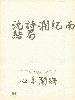 沈诗澜纪南风大结局