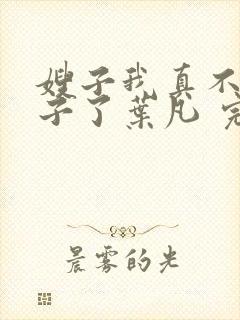 嫂子我真不是傻子了叶凡 完本封面