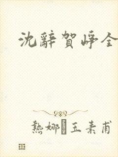 沈辞贺峥全结局封面