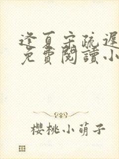 逢夏宋疏迟全文免费阅读小说