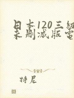 日本120三级未删减版电影封面