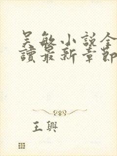 吴敏小说全文阅读最新章节