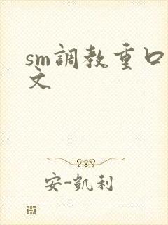 sm调教重口h文