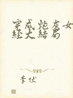 穿成炮灰女配已经大结局封面