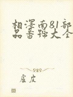 相泽南81部作品番号大全