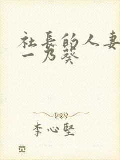 社长的人妻秘书一乃葵封面