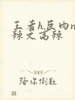 王者h巨肉np辣文高辣