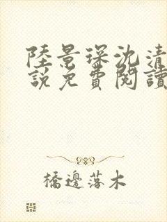 陆景琛沈清欢小说免费阅读最新章节