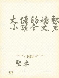 大佬的娇软美人小说全文免费阅读