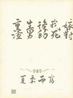 重生后我嫁给了渣男的死对头短剧国语