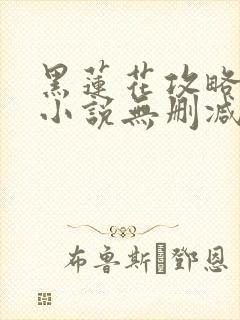 黑莲花攻略手册小说无删减