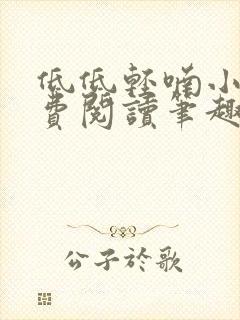 低低轻喃小说免费阅读笔趣阁