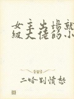 女主出场就是满级大佬的小说