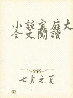 小说家庭大杂烩全文阅读