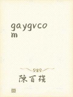 gaygvcom封面