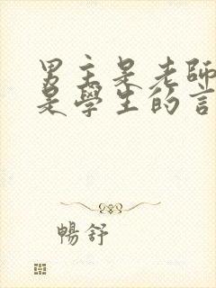 男主是老师女主是学生的言情小说