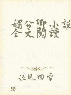 媚公卿小说免费全文阅读