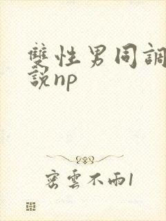 双性男同调教小说np