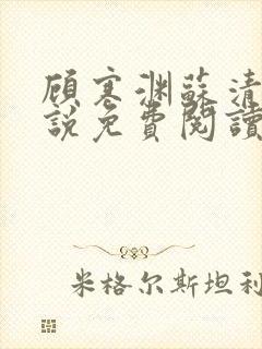 顾寒渊苏清婉小说免费阅读最新章节