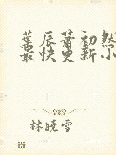 叶辰萧初然最新最快更新小说