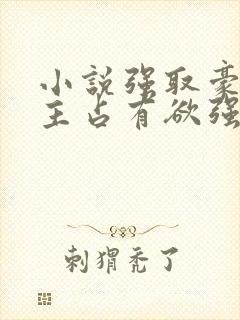 小说强取豪夺男主占有欲强封面