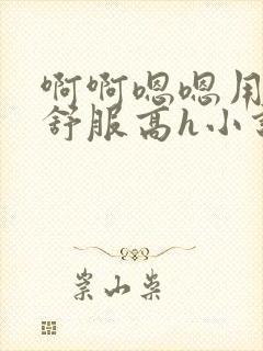 啊啊嗯嗯用力好舒服高h小说男女