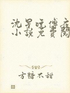 沈星晚傅夜霆的小说免费阅读