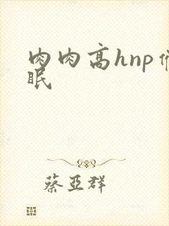 肉肉高hnp催眠