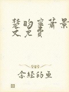 楚昀宁萧景珩全文免费