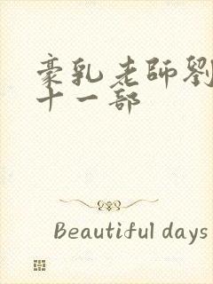 豪乳老师刘艳第十一部封面