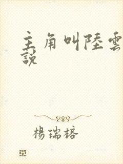 主角叫陆云的小说