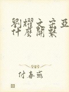 刘耀文宋亚轩是什么关系