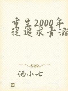 重生2000年从追求青涩校花开始封面