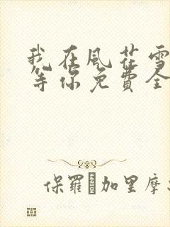 我在风花雪月中等你免费全封面