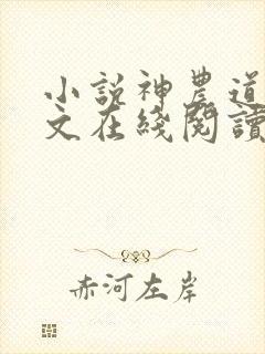 小说神农道君全文在线阅读封面