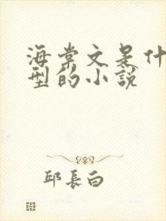 海棠文是什么类型的小说封面