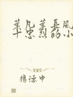 叶凡叶长风一门十忠烈的小说下载封面