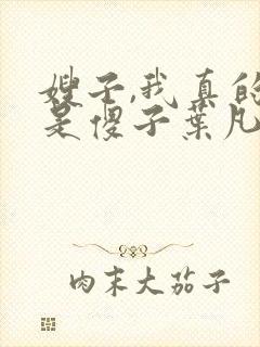 嫂子,我真的不是傻子叶凡免费阅读