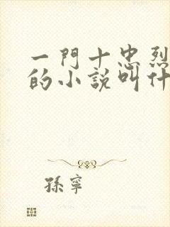 一门十忠烈叶凡的小说叫什么名字