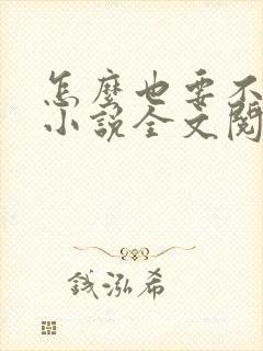 怎么也要不够她小说全文阅读