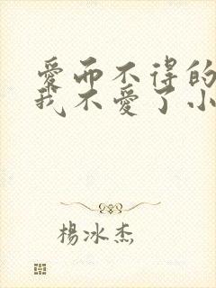 爱而不得的丈夫我不爱了小说