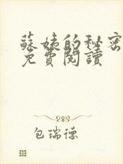 苏姨的秘密小说免费阅读封面