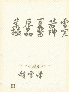 叶辰夏若雪都市极品医神完本小说