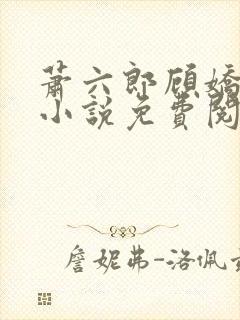 萧六郎顾娇穿越小说免费阅读