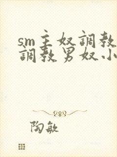 sm主奴调教:调教男奴小说