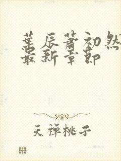 叶辰萧初然阅读最新章节封面