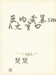 巨肉黄暴sm高h文重口