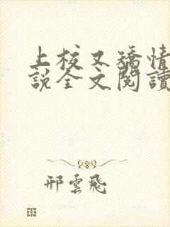 上校又矫情了小说全文阅读封面