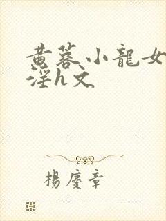 黄蓉小龙女之乱淫h文