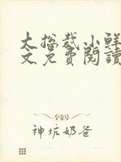 大总裁小鲜妻全文免费阅读